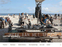 Tablet Screenshot of lotteverweij.com